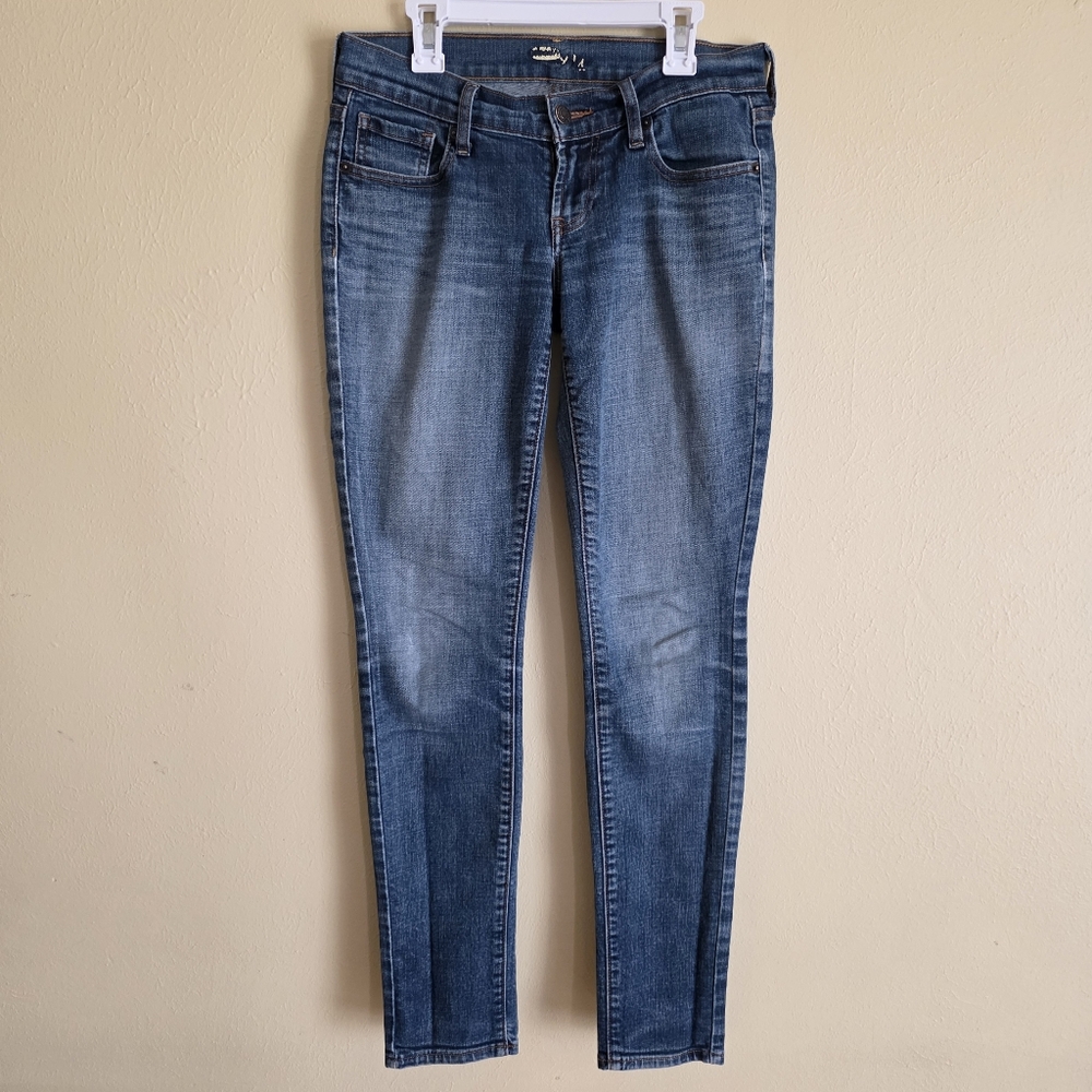Old Navy Lowrise Skinny Jeans Size 0 Regular Cotton Blend Denim